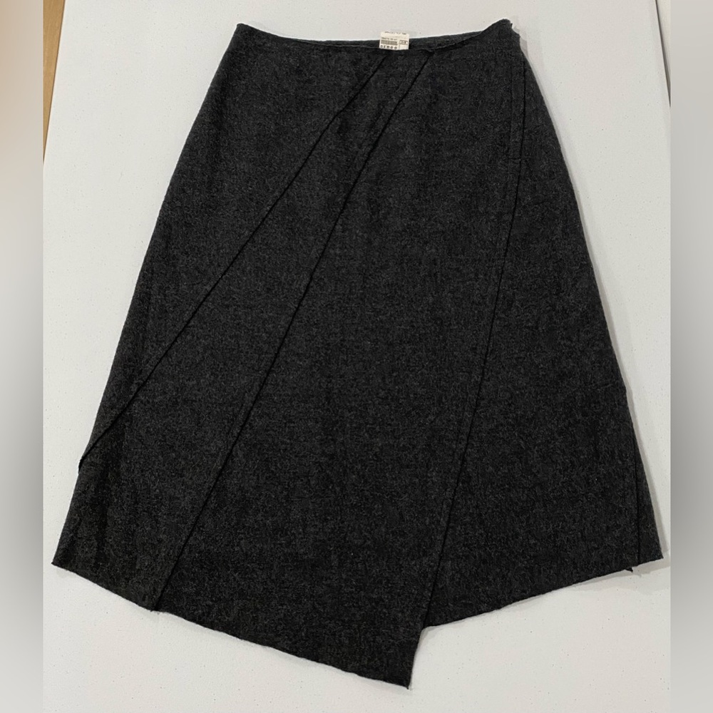 100% Wool Knee Length Skirt